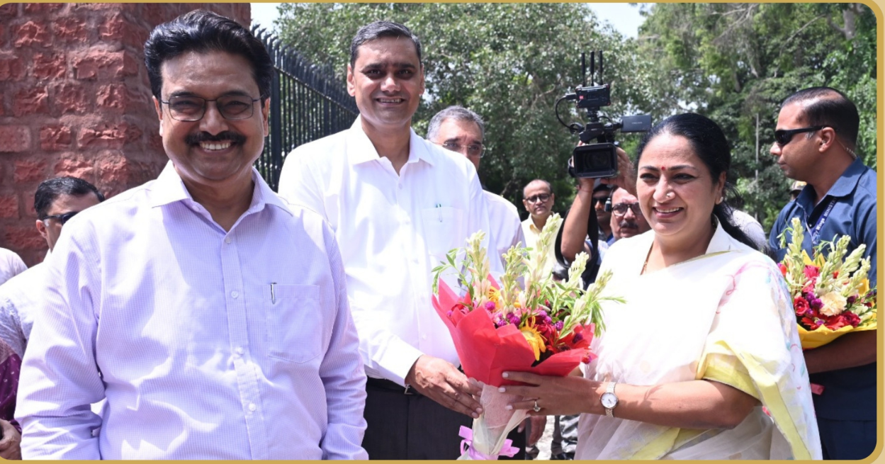Hon'ble CM Smt. Rekha Gupta welcomed at SBSC